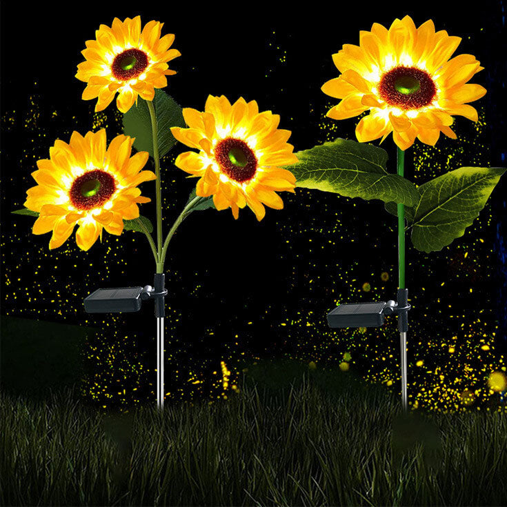Illumina il tuo giardino con girasoli solari
