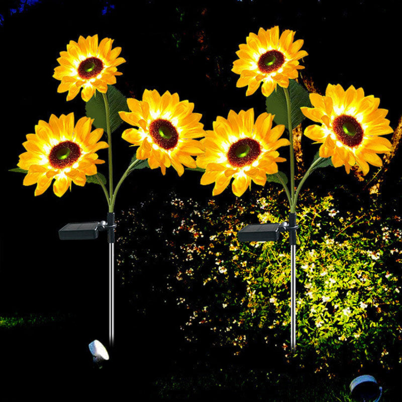 Illumina il tuo giardino con girasoli solari