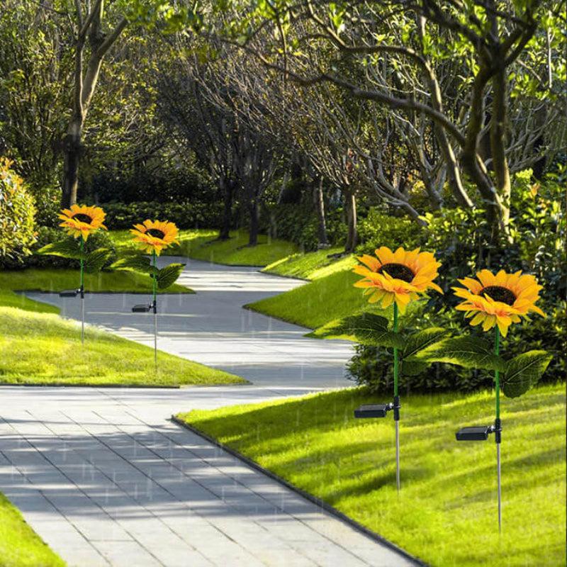 Illumina il tuo giardino con girasoli solari