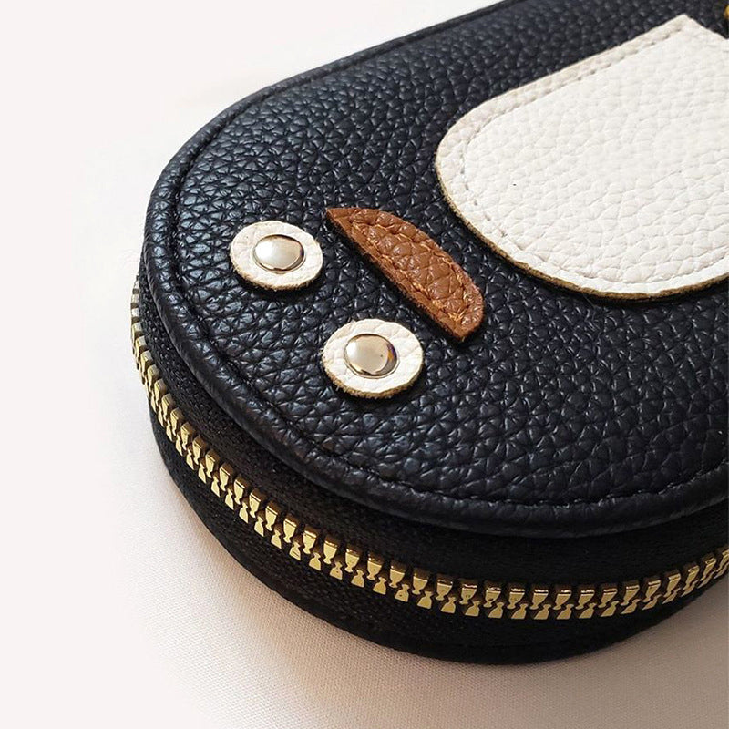 Card holder - compact and durable penguin pattern