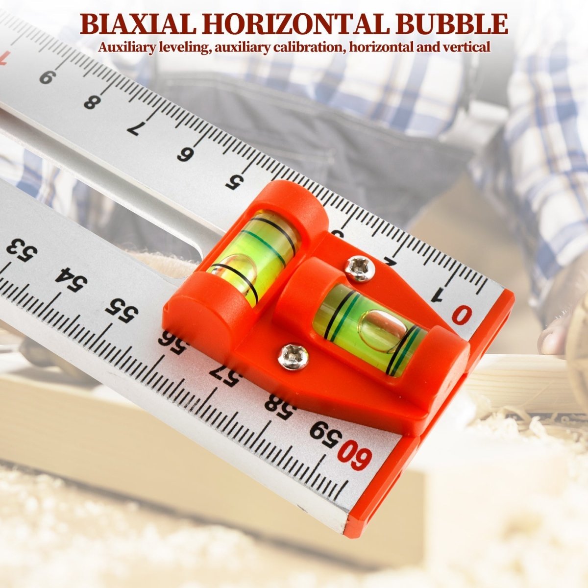 Règle de marquage coulissante pour mesures précises