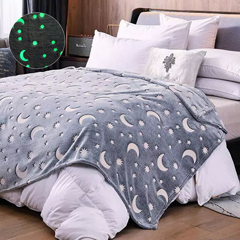 Magický pokrývka, která svítí ve tmě