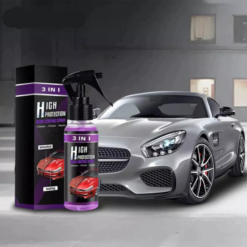 Brillance instantanée et protection en un seul spray