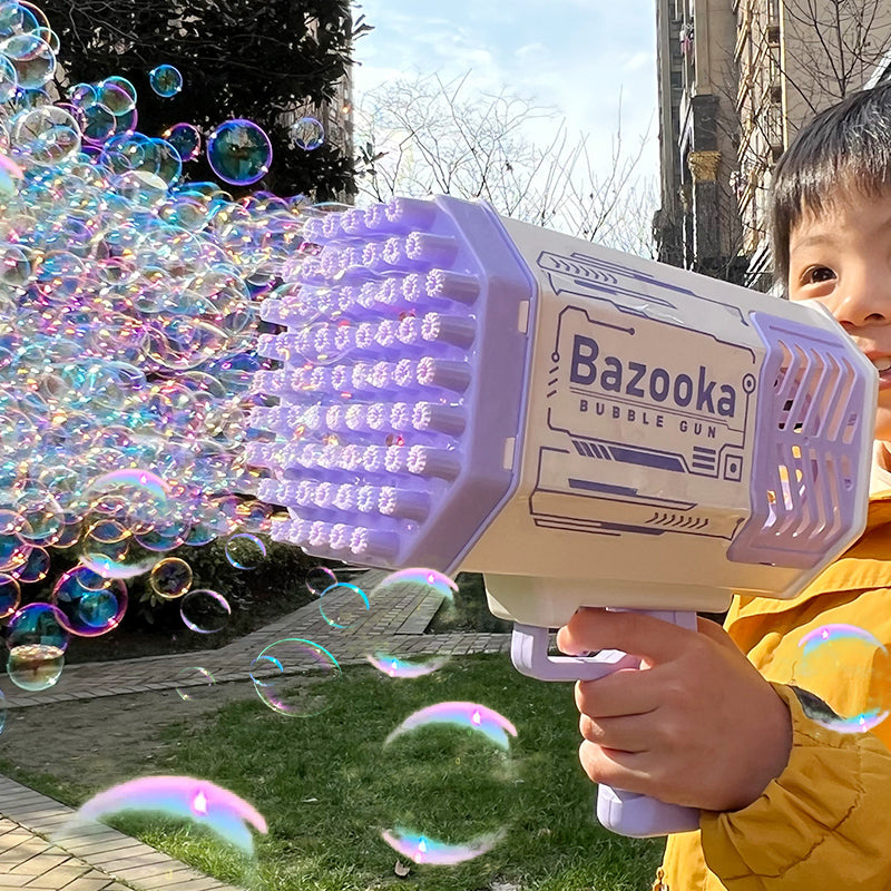 Återuppladdningsbar bubbelpistol