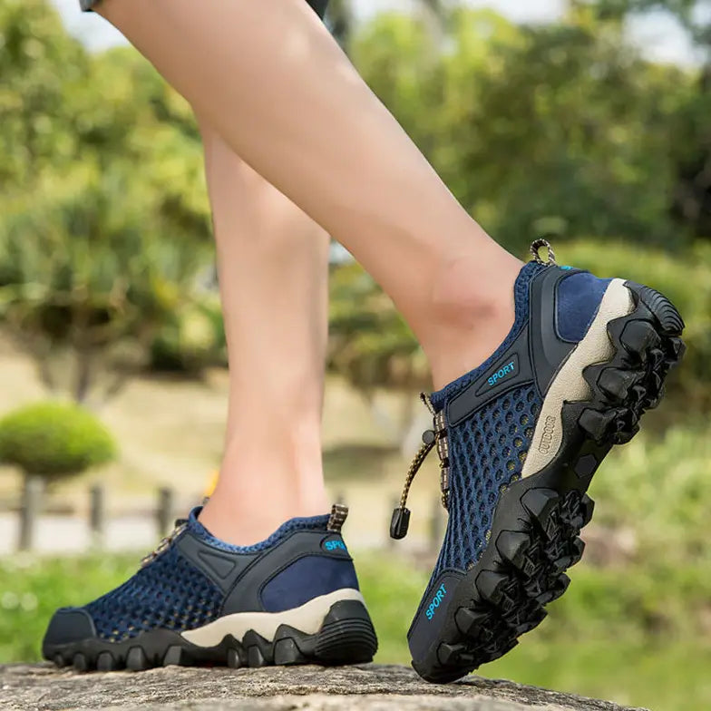 Orthopädische Wanderschuhe mit schnelltrocknendem Material