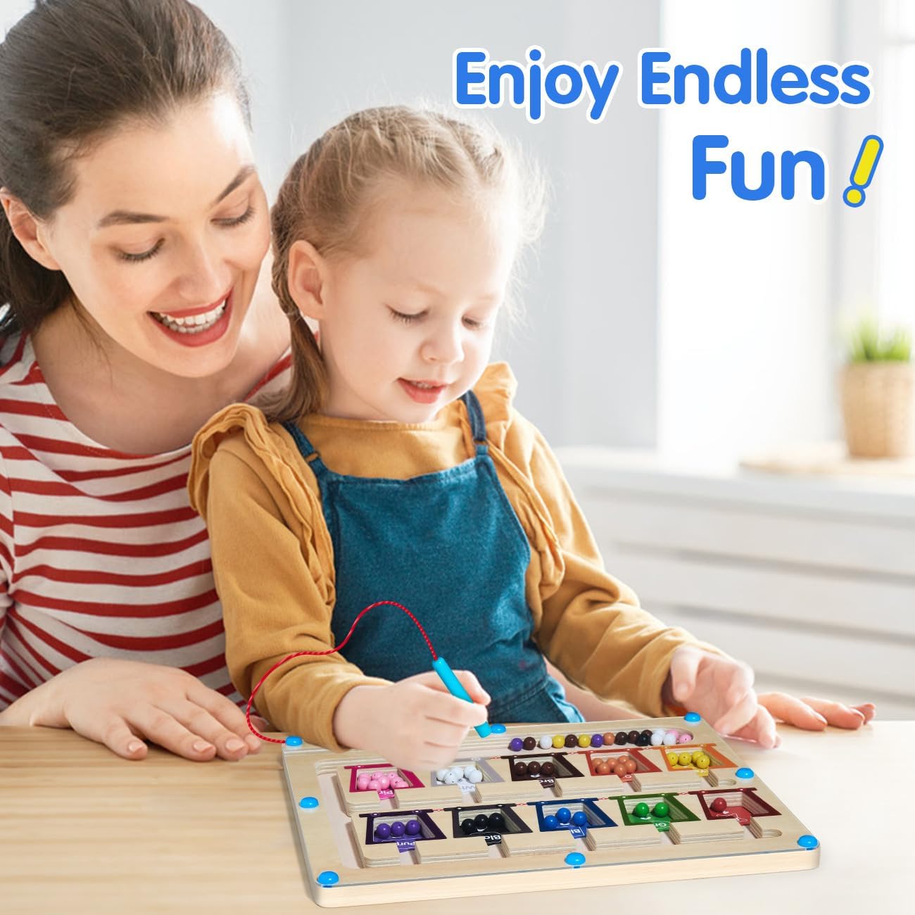 Apprendre les couleurs en s’amusant avec des aimants