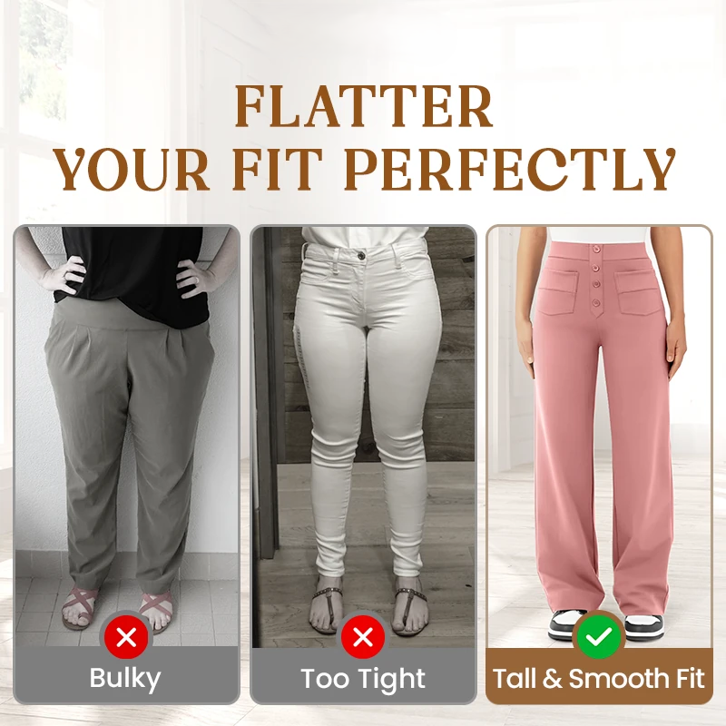 Pantalón elástico ultra cómodo para todos los estilos