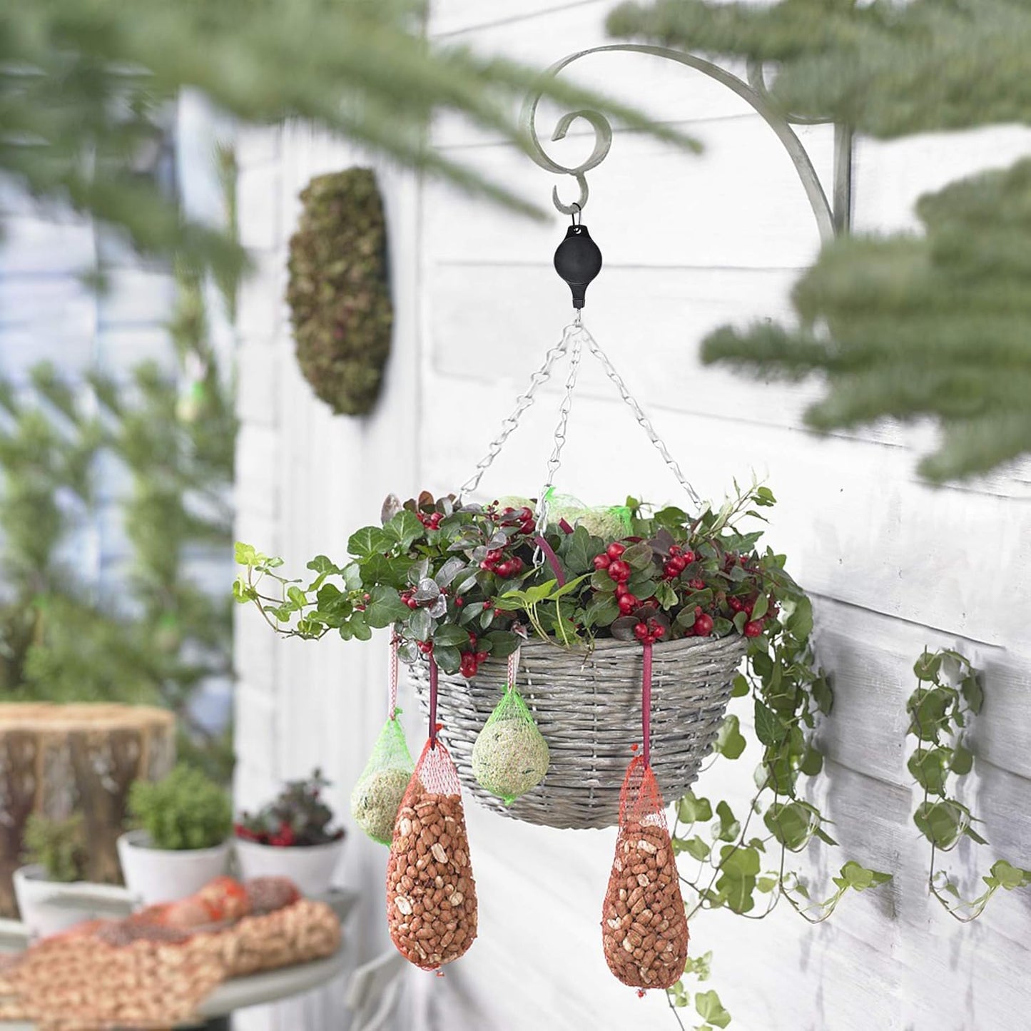 Accédez facilement à vos plantes suspendues (x2)