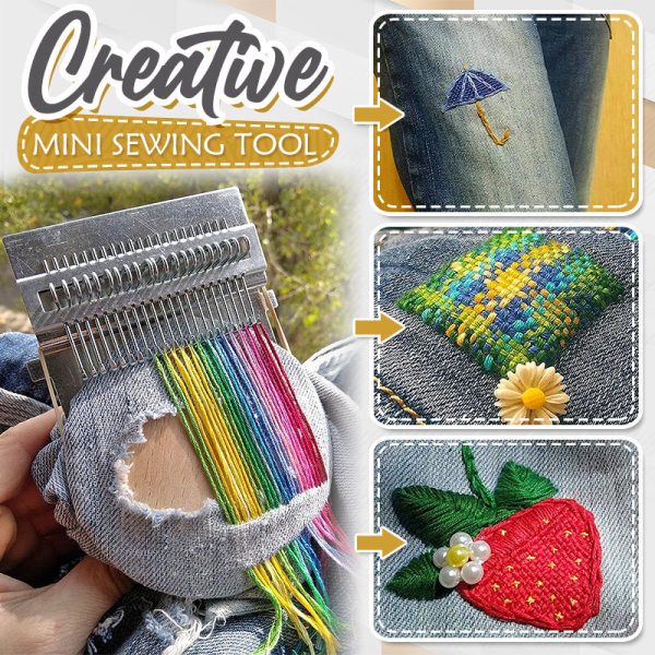 Réparez vos vêtements rapidement avec ce mini métier à tisser