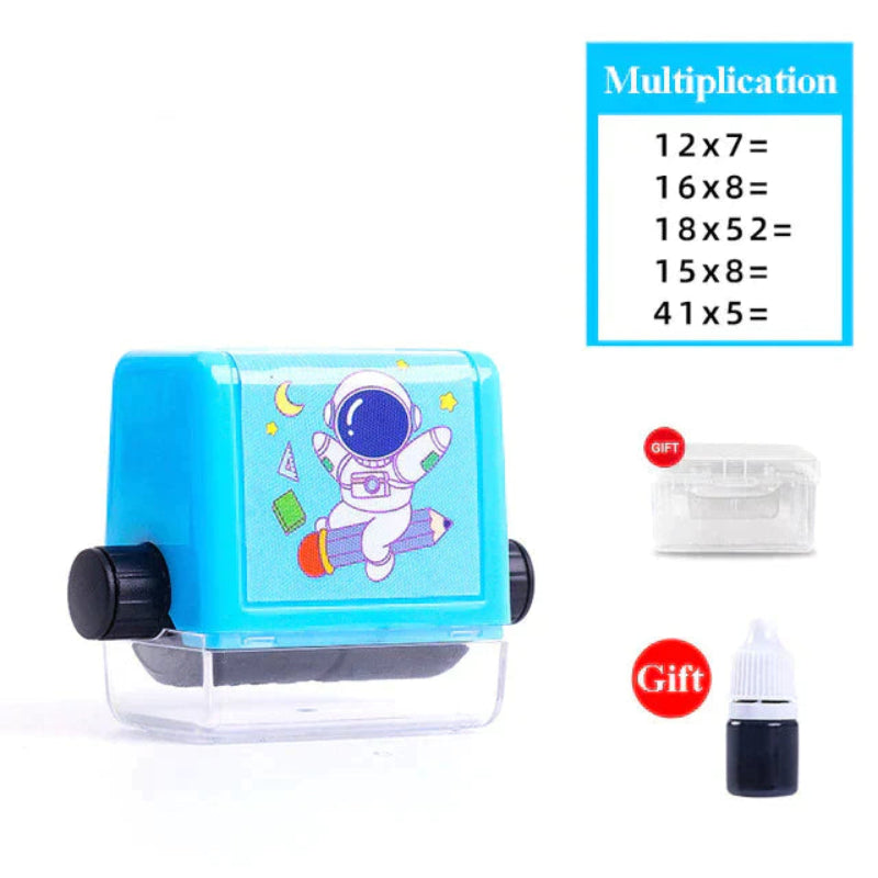 Educational stamp to learn math easily