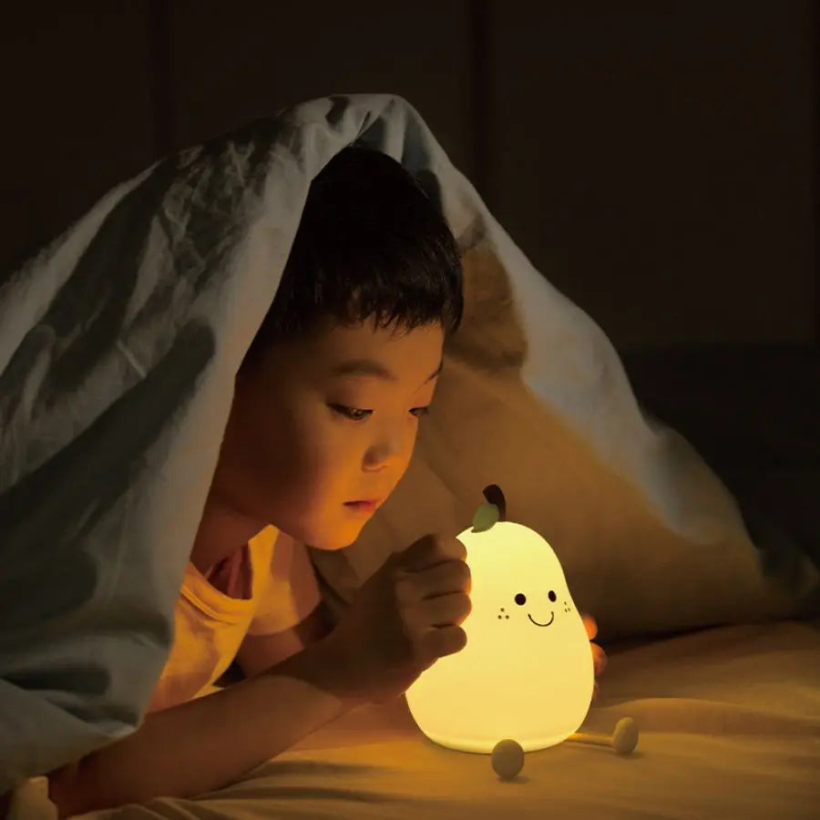 子供用の充電式シリコンナイトライト
