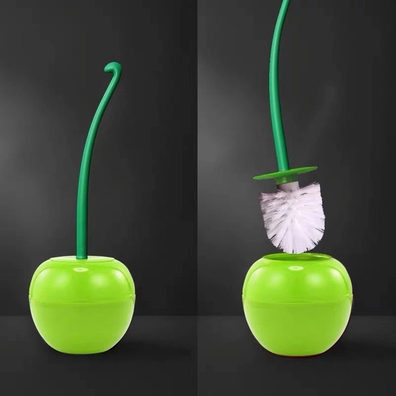 Apportez une touche originale à vos toilettes avec cette brosse WC en forme de cerise