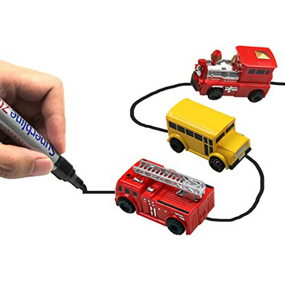 La voiture magique qui suit vos dessins comme par magie