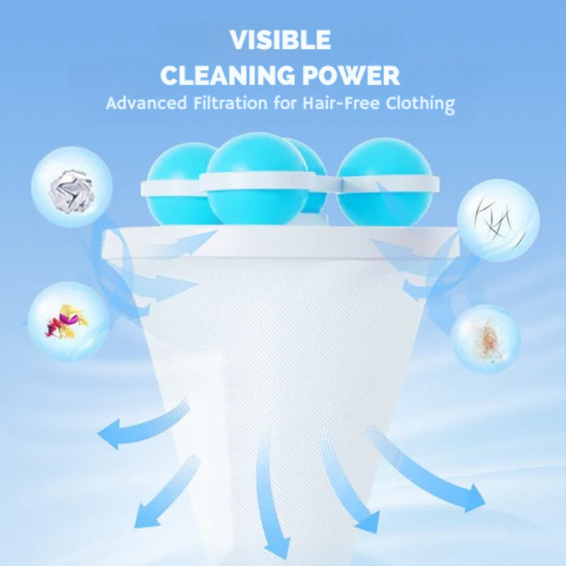 Anti-hår, hår og rester filtre til vaskemaskine