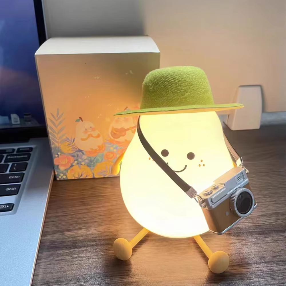子供用の充電式シリコンナイトライト