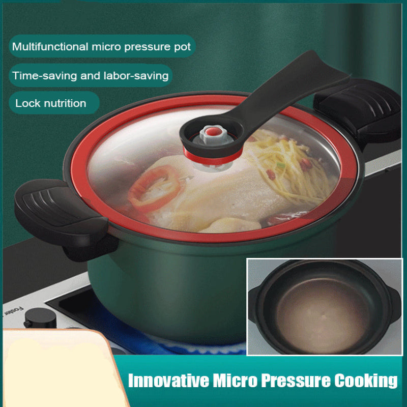 Cocotte de micro-presión para una cocción rápida y sabrosa