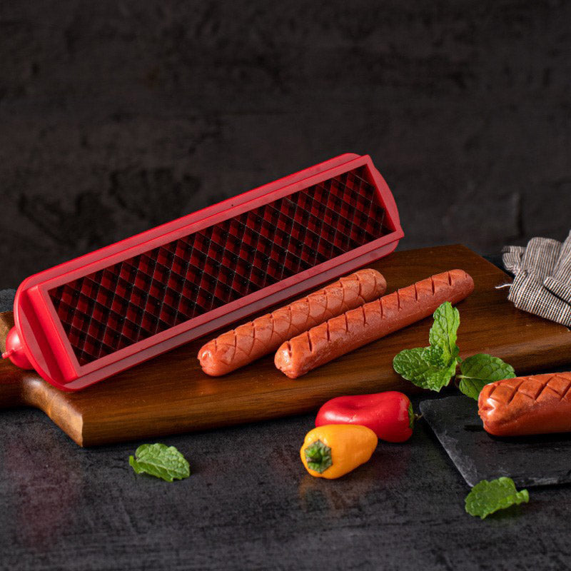 Découpeur à saucisses – Quadrillage parfait instantané