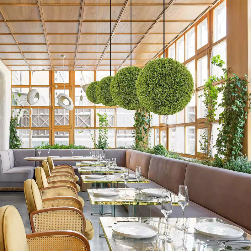 Naturlig elegance uden vedligeholdelse til dine rum (x2)