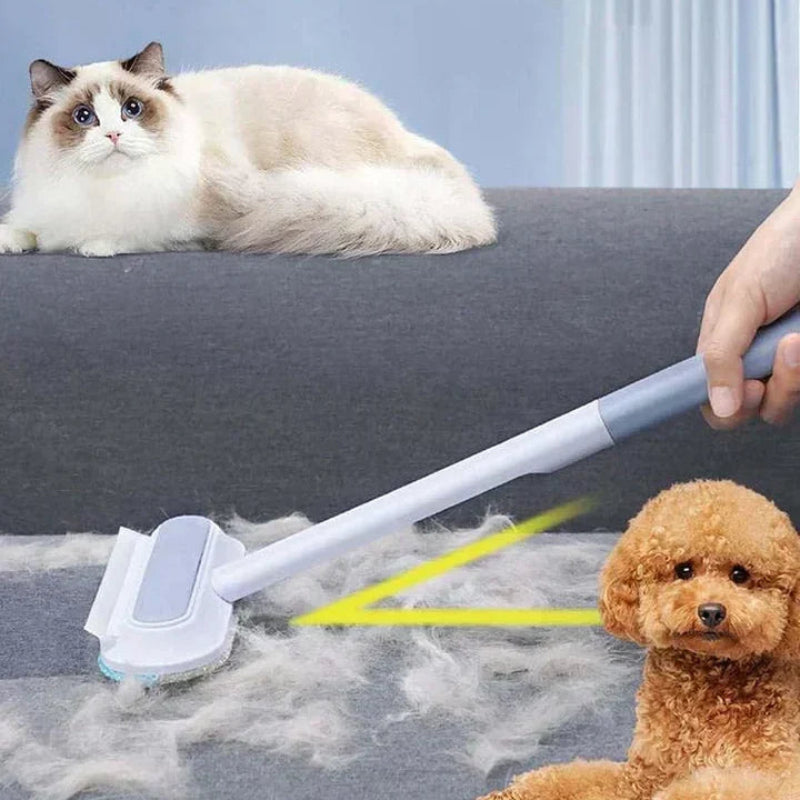 Brosse 3-en-1 anti-poils et multi-surfaces