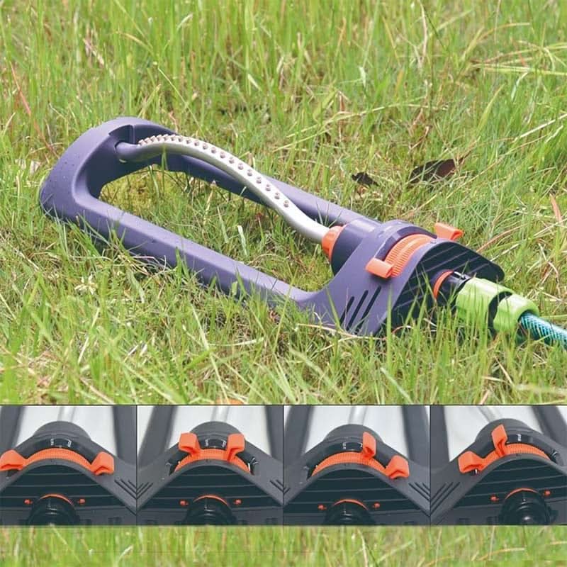 Arroseur oscillant à jet réglable pour pelouse et jardin