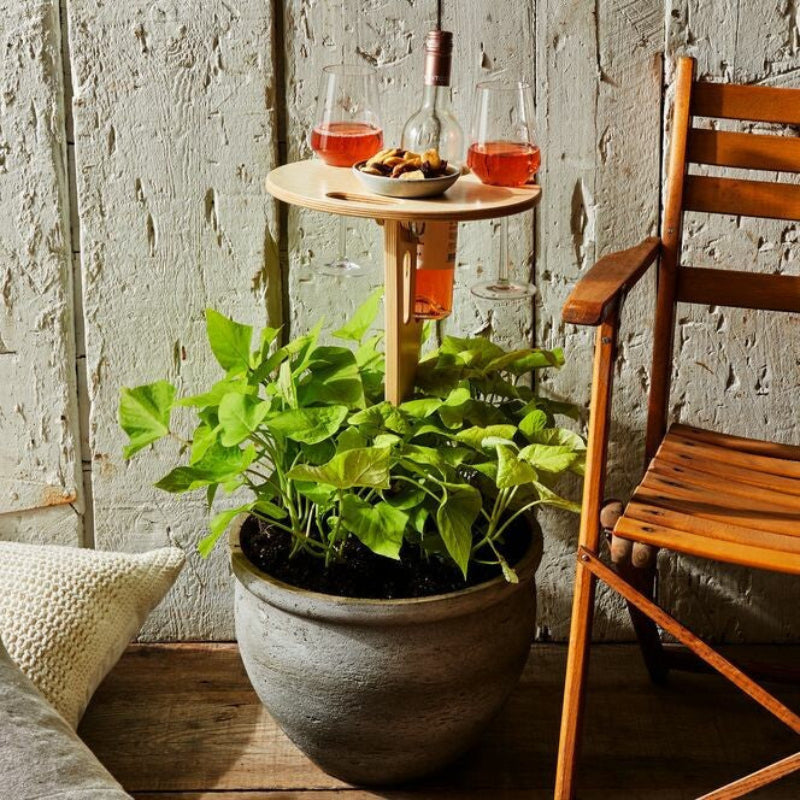 Tavolo portatile per vino e aperitivi perfetti 