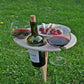Tavolo portatile per vino e aperitivi perfetti 