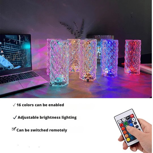 CrystalMax™ - LED Bordlampe med krystalleffekt 