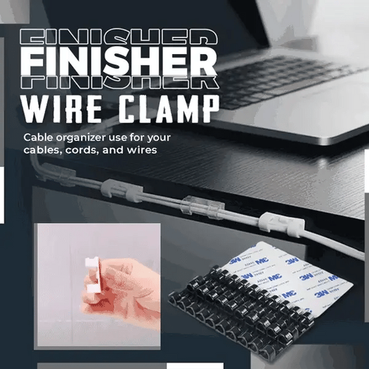Quick and discreet fasteners for cables and wires (x20) 