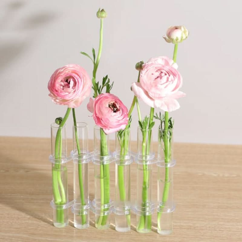 Vaso modulare elegante per composizioni floreali creative 