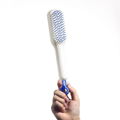Brosse chauffante lissante pour cheveux doux et brillants