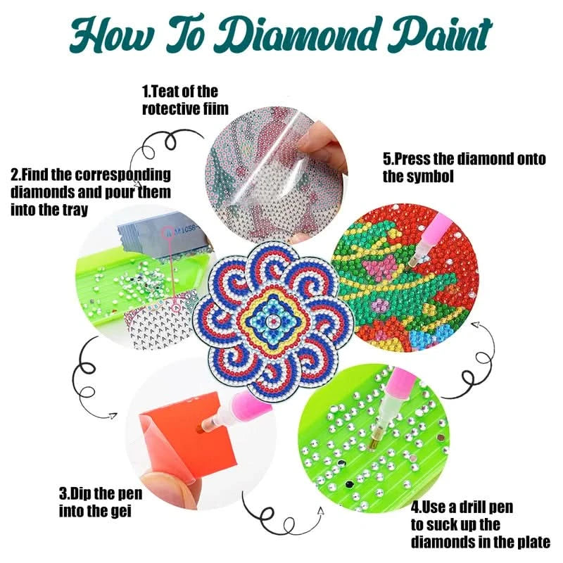 DIY onderzetters met strass 