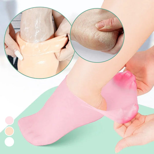 Calzini in silicone per piedi morbidi e curati