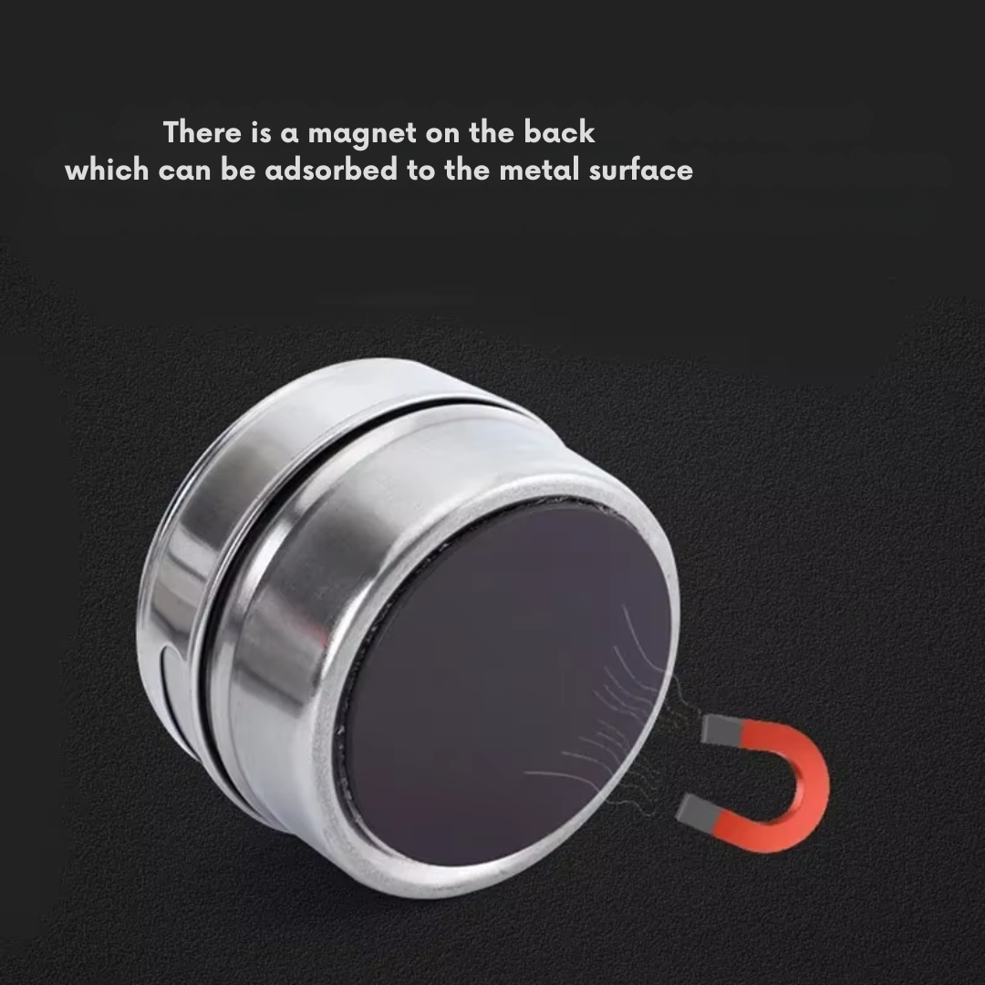 Set of magnetic organizers for spices, practical and stylish 