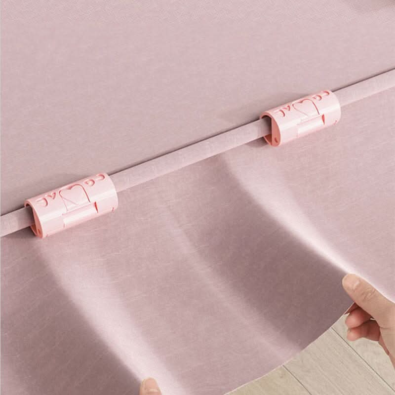 Dekorativní klipy na napnuté a dobře upevněné prostěradla (x12) 