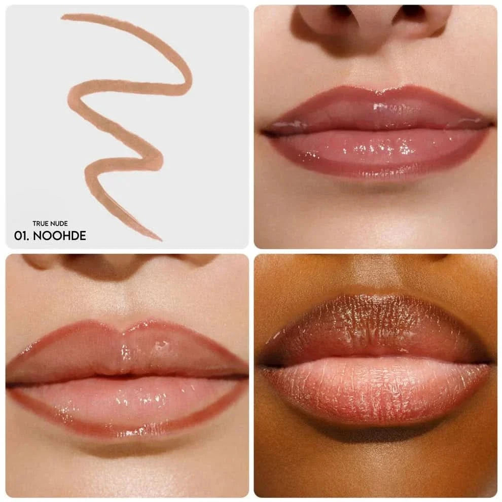 Perfectly shaped lips, untouched for 12 hours 