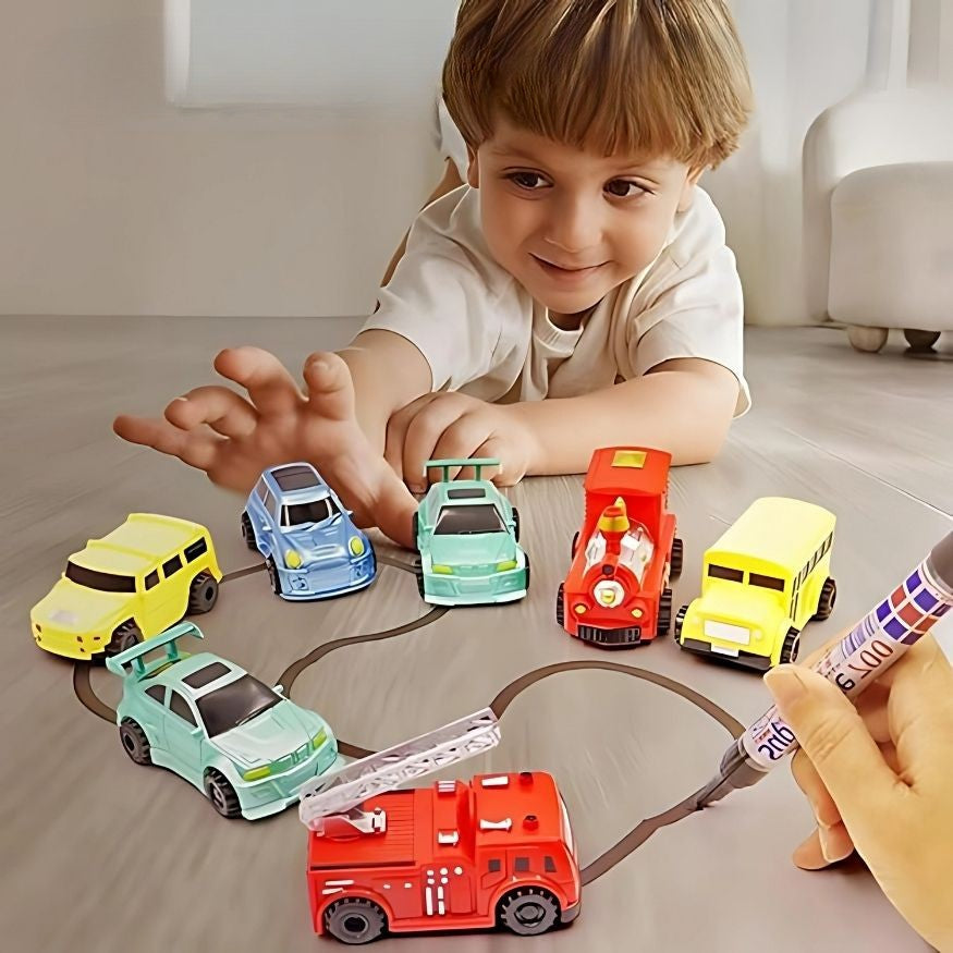 La voiture magique qui suit vos dessins comme par magie