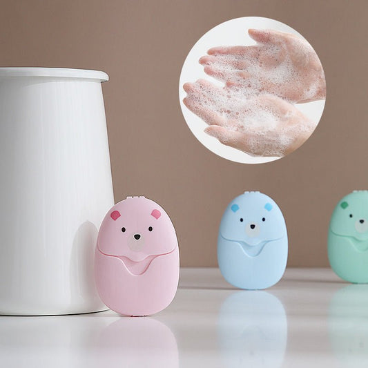 עלים של סבון – ידיים נקיות בכל מקום, ללא נוזל