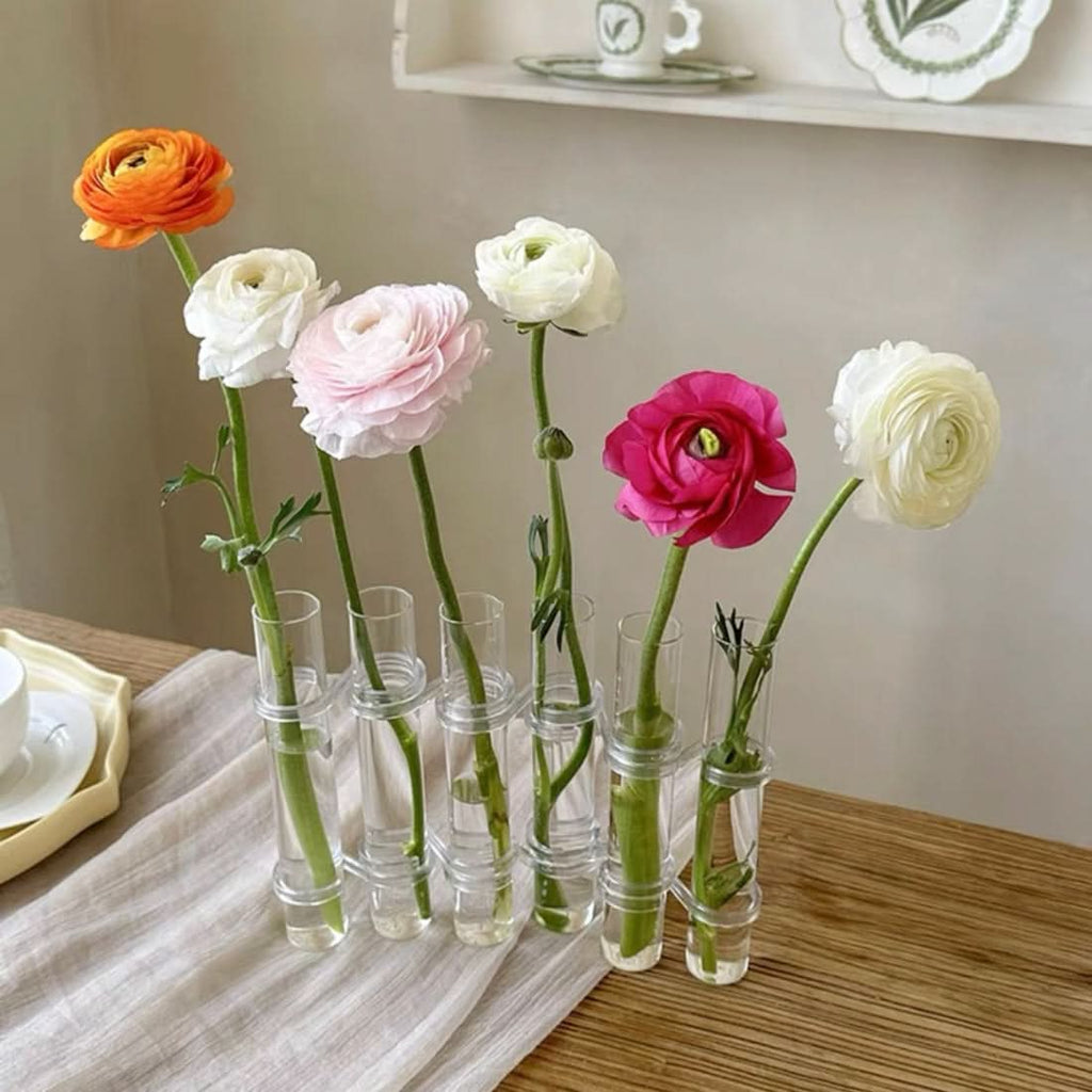Vaso modulare elegante per composizioni floreali creative 