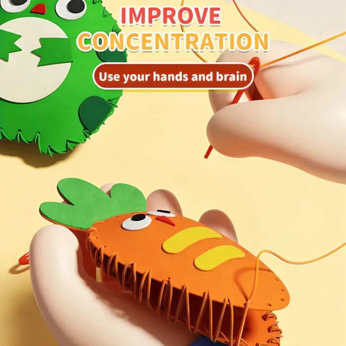 Fun manual activity for children from 3 years old 