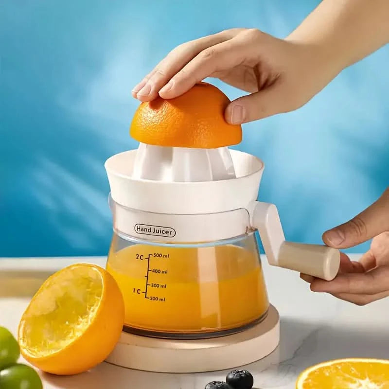 Praktisk manuell saftpresser for enkel fersk juice 