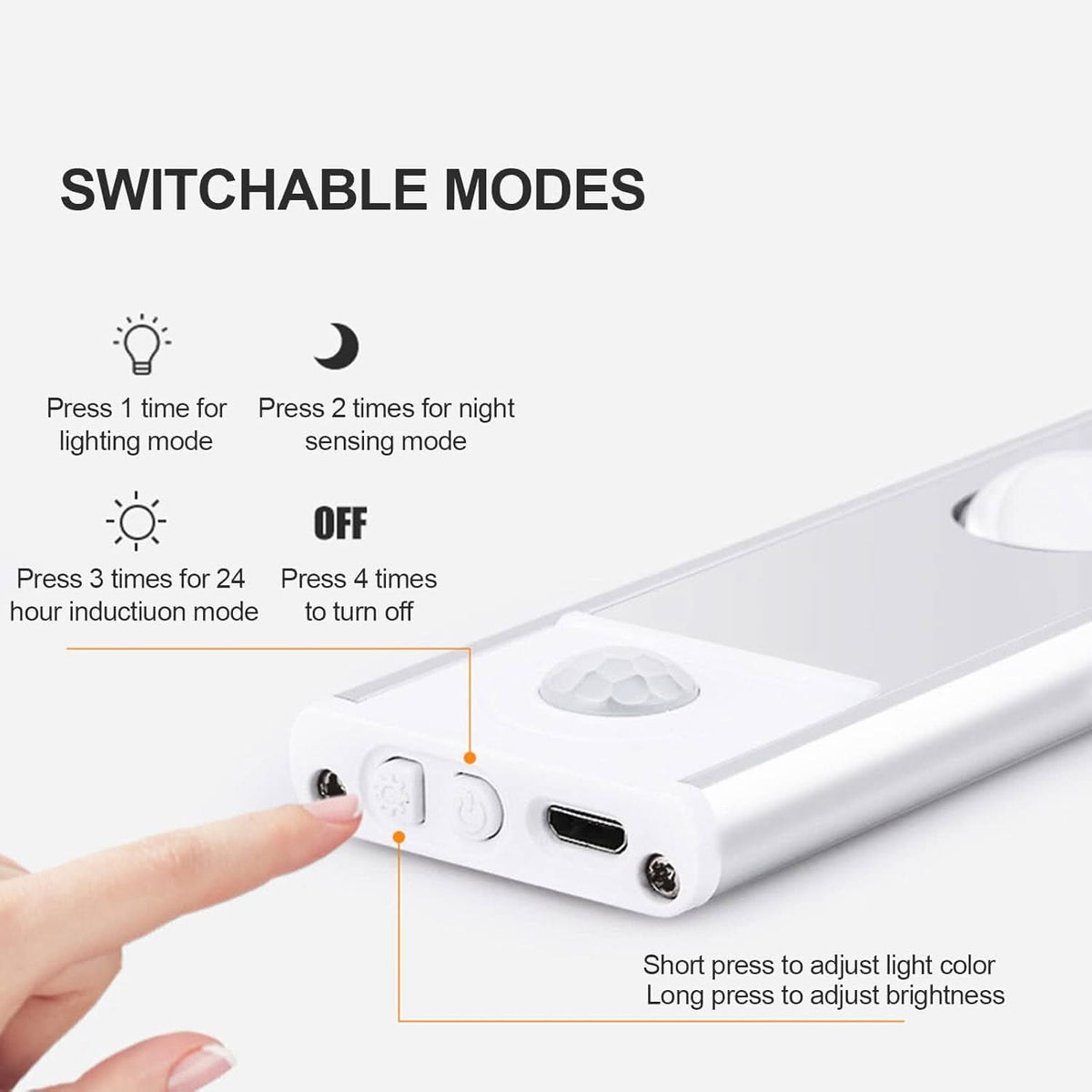 LED-lampe med smart bevegelsessensor 