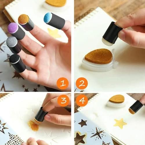 Kit de pintura de dedos – Creatividad infantil sin manchas 