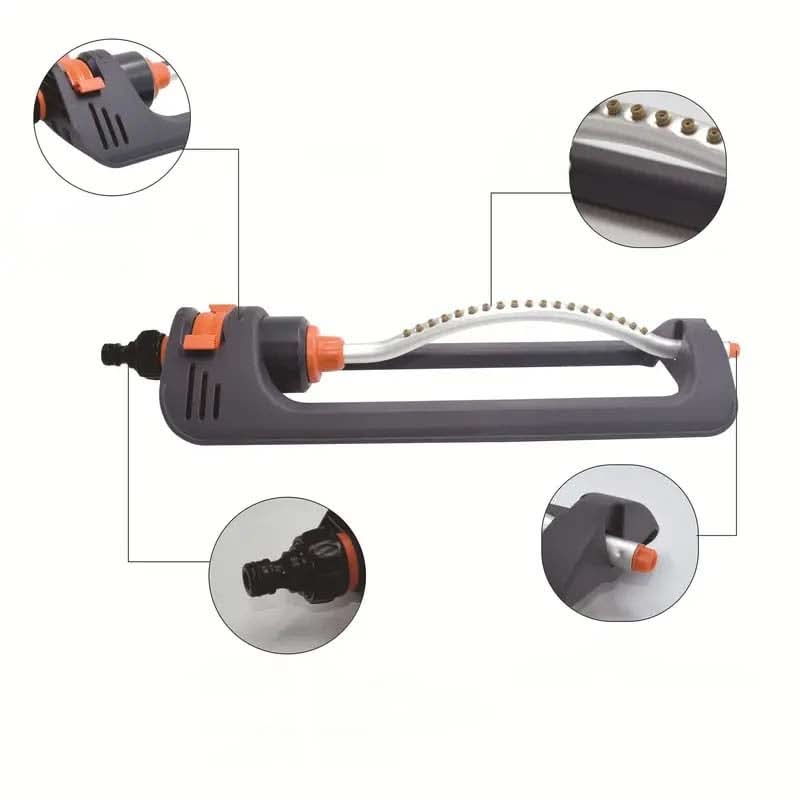 Arroseur oscillant à jet réglable pour pelouse et jardin