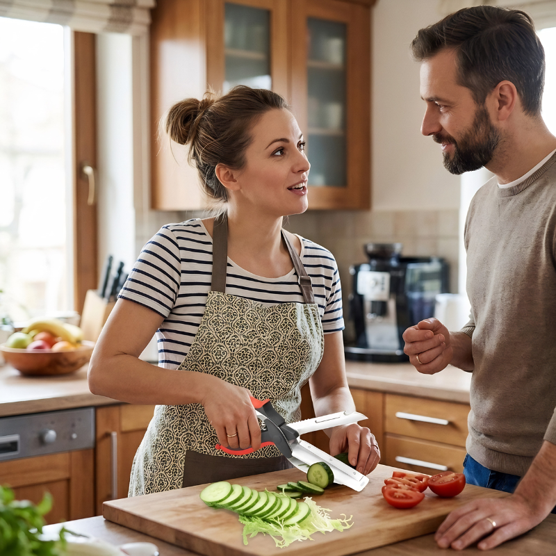 Ciseaux de cuisine multifonction – tout préparer avec un seul outil