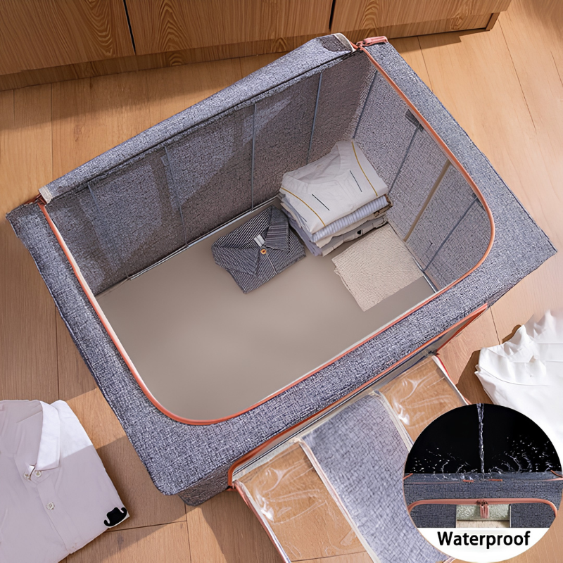 Boîte de rangement vêtements – placard bien organisé