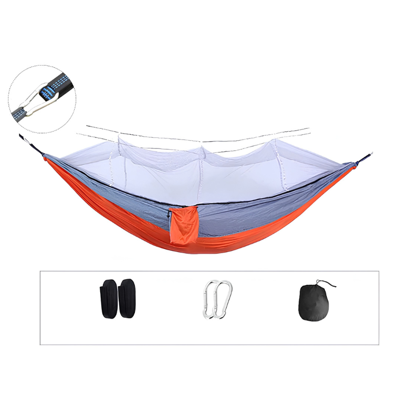 Hamac de camping avec moustiquaire intégrée