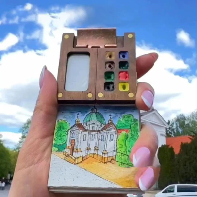 Taschen-Aquarellset zum Malen überall 