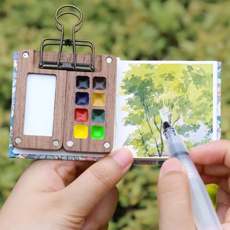 Taschen-Aquarellset zum Malen überall 