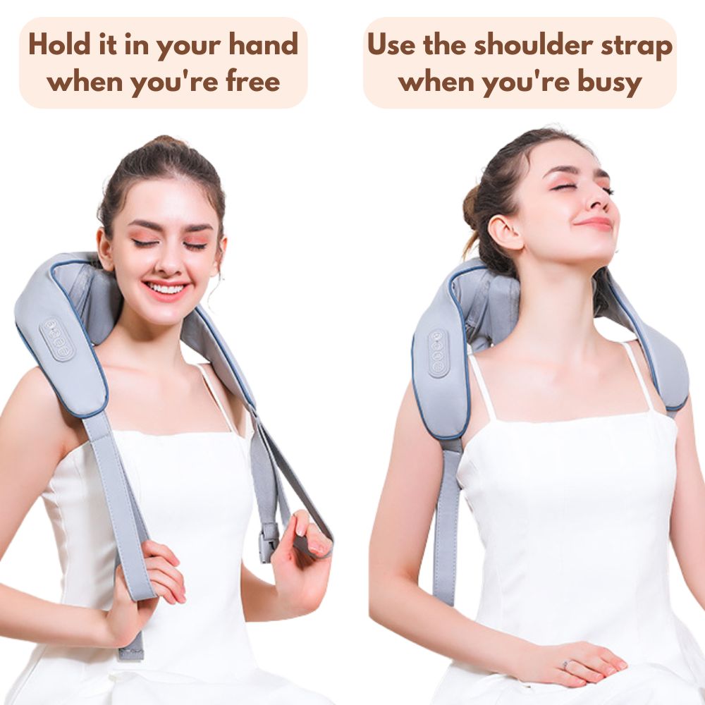 Massageur ergonomique 6D pour détente musculaire totale