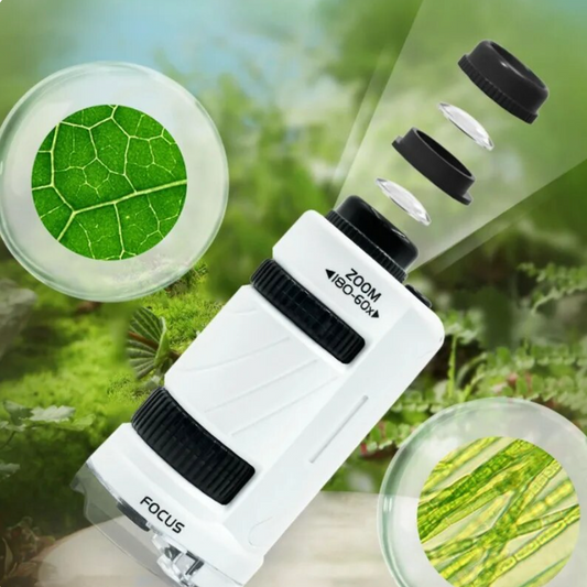 Pocketmicroscoop voor fascinerende verkenningen